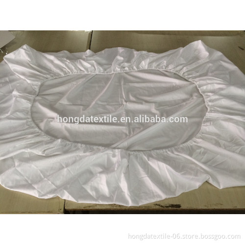 cotton 100% hosipital or hotel bed sheet with Elastic fitted sheet